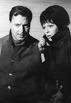 Ivan Desny und Ursula von Manescul in dem TV-Krimi "Die letzte Folge" (1964); Foto mit freundlicher Genehmigung von SWR Media Services; Copyright SWR