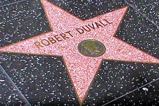 "Stern" f�r Robert Duvall auf dem "Hollywood Walkof Fame"; Urheber des Fotos:�Sidvics;Lizenz: CC BY-SA 4.0; Quelle: Wikimedia Commons