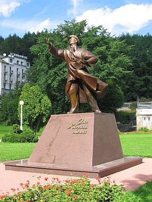 Denkmal f�r Jan Kiepura in Krynica-Zdr�j; Urheber des Fotos: Adam Dziura; Lizenz: CC BY-SA  3.0; Quelle: Wikimedia Commons