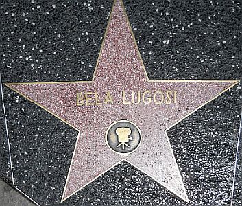 "Stern" für Bela Lugosi auf dem "Hollywood Walk of Fame"; Urheber:JGKlein; Lizenz: gemeinfrei; Quelle: Wikimedia Commons