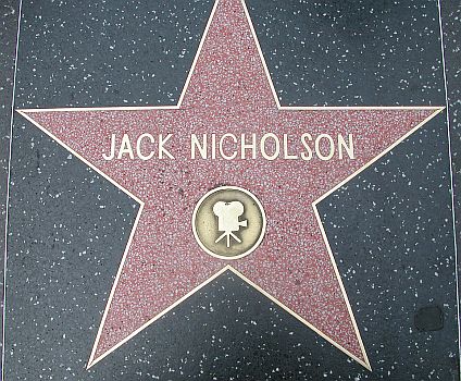 "Stern" fr Jack Nicholson auf dem "Hollywood Walk of Fame"; Quelle: Wikimedia Commons; Urheber: Wikimedia-User Witchblue; Lizenz: Gemeinfreiheit