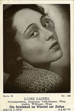 Luise Rainer fotografiert von Wilhelm Willinger (1879 – 1943); Quelle: www.virtual-history.com