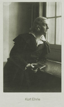 Kurt Ehrle auf einer Fotografie des Fotoateliers "Zander & Labisch", Berlin; Urheber Siegmund Labisch (1863–1942); Quelle: www.cyranos.ch; Lizenz: gemeinfrei