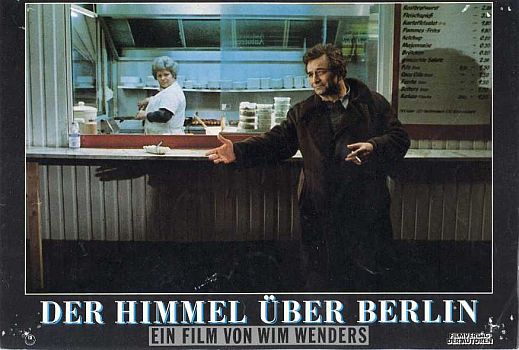 Peter Falk (als "Der Filmstar") in Wim Wenders' "Der Himmel über Berlin" (1987); Foto mit freundlicher Genehmigung von Einhorn-Film; Copyright Einhorn-Film/Weltlichtspiele Kino GmbH
