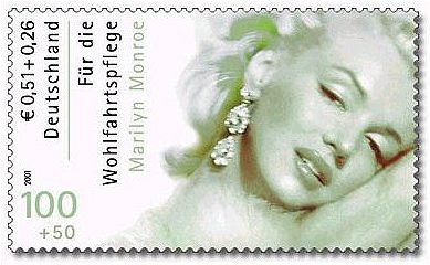 Wohlfahrtsmarke Marilyn Monroe