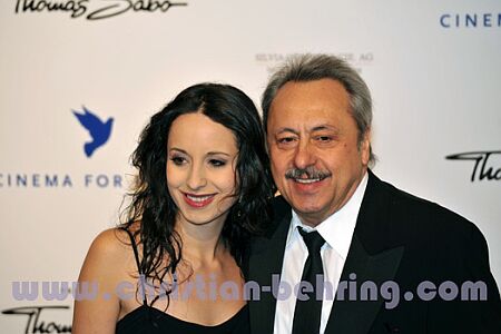 Stephanie und Wolfgang Stumph anlässlich der "Cinema for Peace"-Verleihung im Berliner Konzerthaus am Gendarmenmarkt (15.02.2010); Foto mit freundlicher Genehmigung des Berliner Fotografen ChristianBehring/CopyrightChristianBehring