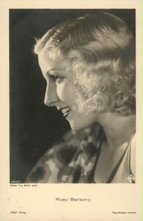 Rosy Barsony;  Urheber Yva (Else Ernestine Neuländer-Simon) (1900 – 1942); Quelle: www.cyranos.ch; Lizenz: Gemeinfreiheit
