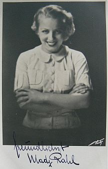 Mady Rahl, fotografiert von Gregor Harlip (? – 1945); Quelle: www.cyranos.ch; Lizenz: gemeinfrei
