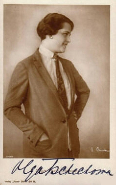 Olga Tschechowa vor 1929; Urheber bzw. Nutzungsrechtinhaber: Alexander Binder (1888 – 1929); Quelle: www.cyranos.ch