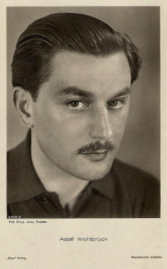 Adolf Wohlbrück fotografiert von Genja Jonas (1895 – 1938); Quelle: www.cyranos.ch