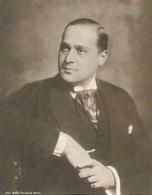 Felix Basch vor 1931 auf einer Fotografie von Nicola Perscheid (18641930); Quelle: Wikimedia Commons bzw. Wikipedia; Photochemie-Karte 1640