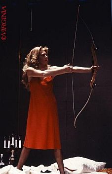 Jutta Speidel: Tournee-Theater (1988) "Die Katze auf dem heißen Blechdach" (Foto 1); Copyright Virginia Shue