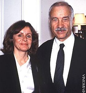 Armin Mueller-Stahl in den 1980er Jahren mit Ehefrau Gabriele; Copyright Virginia Shue