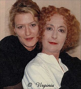 Rosemarie Fendel und Tochter Suzanne von Borsody; Copyright Virginia Shue