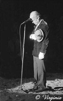 Heinz Rühmann in den 80er Jahren im Zirkus "Roncalli"; Copyright Virgina Shue