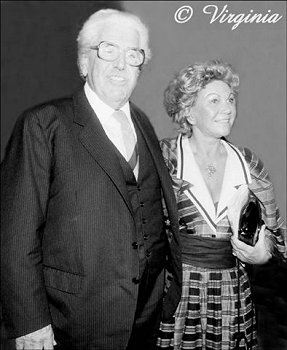 Willy Millowitsch und seine Frau Gerda; Copyright Virginia Shue