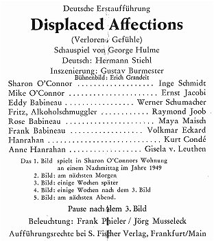 Programmzette "Displaced Affections"